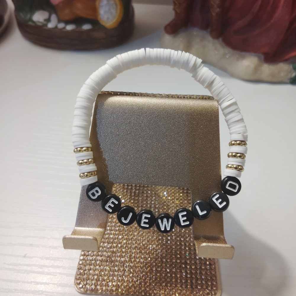 White and Gold Bracelet